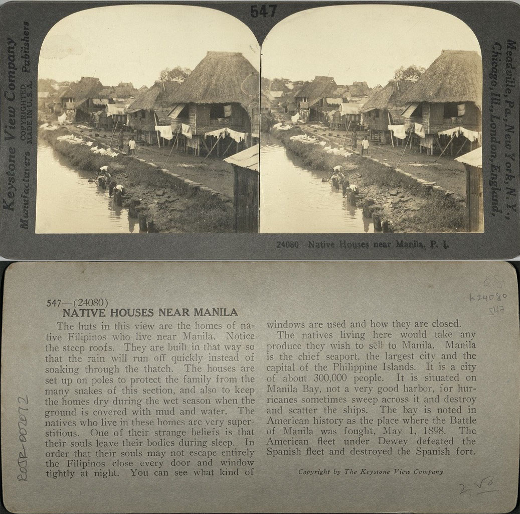 Native Homes near Manila, P. I.